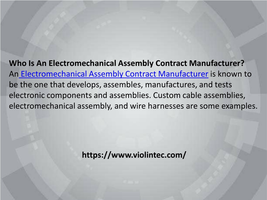 PPT - Contract Manufacturing Partners PowerPoint Presentation, Free ...