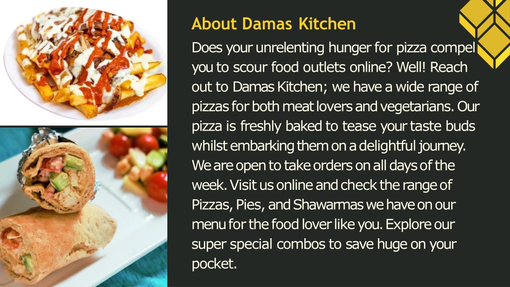 PPT Damas Kitchen The Best Vegetarian Food In Ottawa PowerPoint