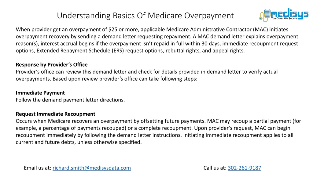 PPT - Understanding Basics Of Medicare Overpayment PowerPoint ...