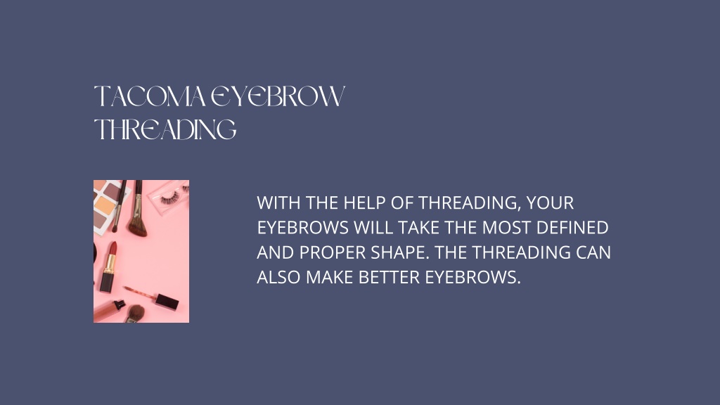 PPT Eyebrow Threading Upper Lips Threading PPT