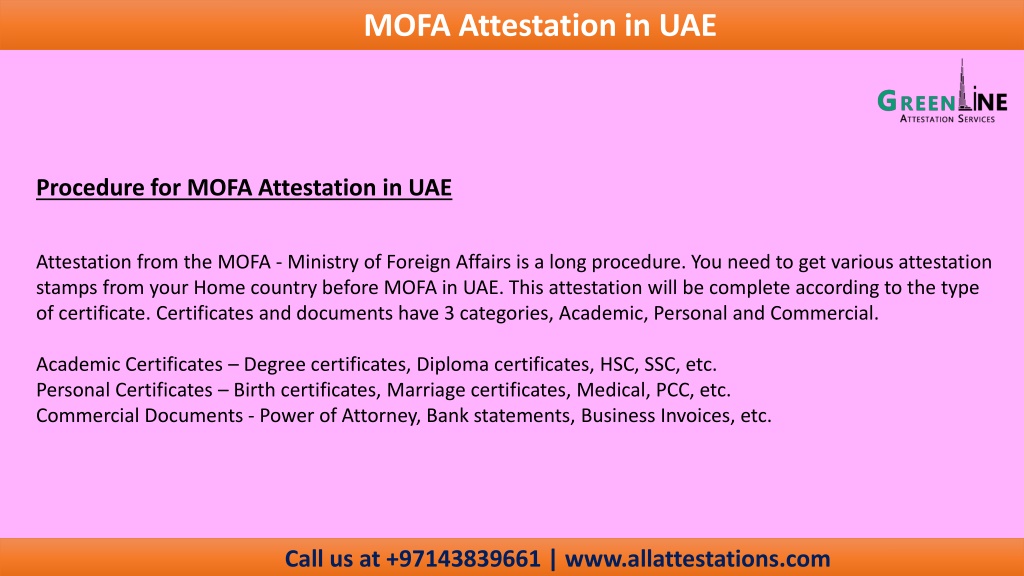 PPT - Complete Guide Of MOFA Attestation In UAE. PowerPoint ...