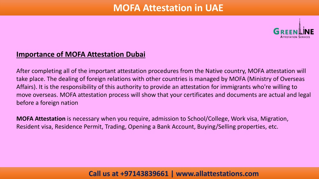 PPT - Complete Guide Of MOFA Attestation In UAE. PowerPoint ...