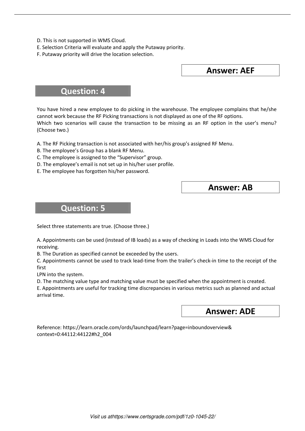 Exam 1z0-1045-22 Tips