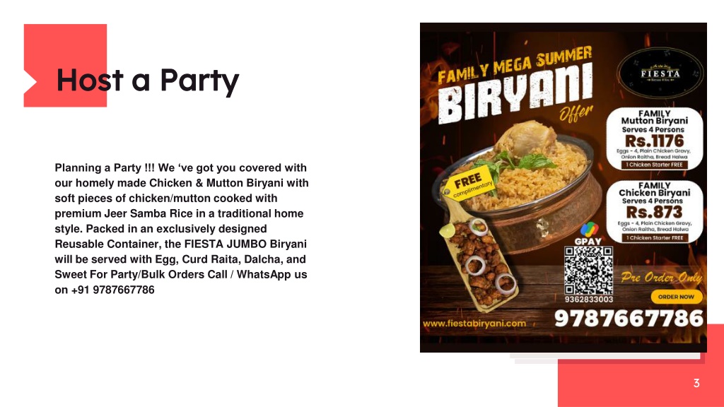 PPT Best biryani in Coimbatore Chicken Biryani Mutton Biryani