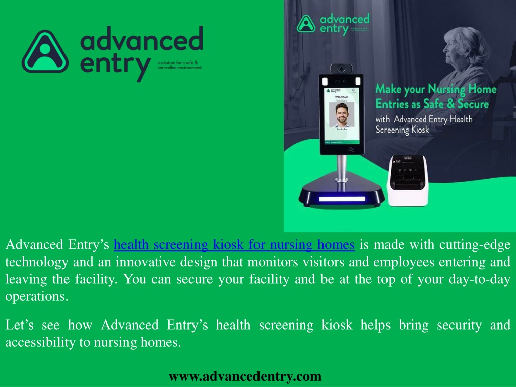 Ppt Top 10 Things To Know About The Advance Entry Health Screening Kiosk Powerpoint 3809