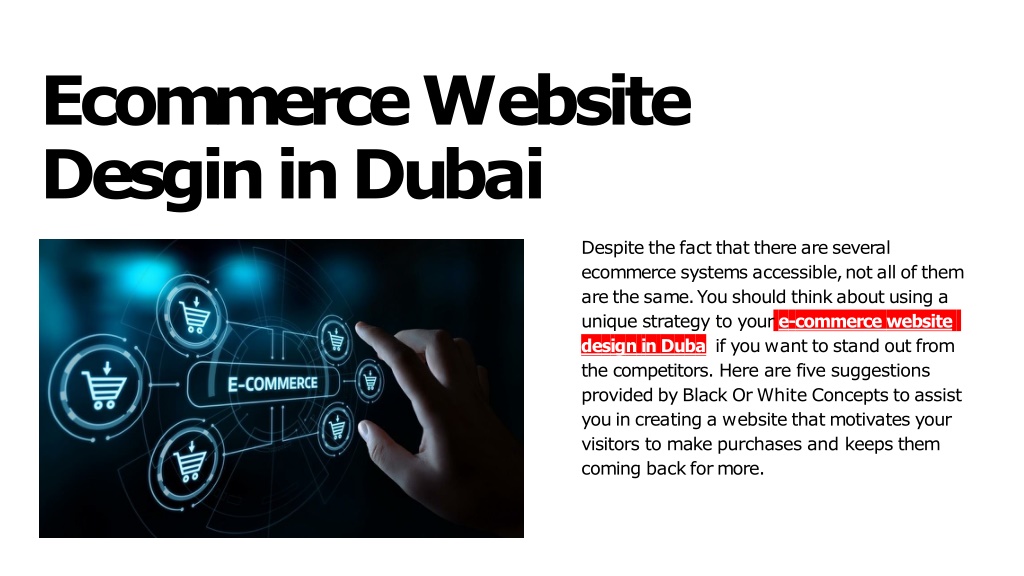 PPT - Ecommerce website design in dubai PowerPoint Presentation, free ...