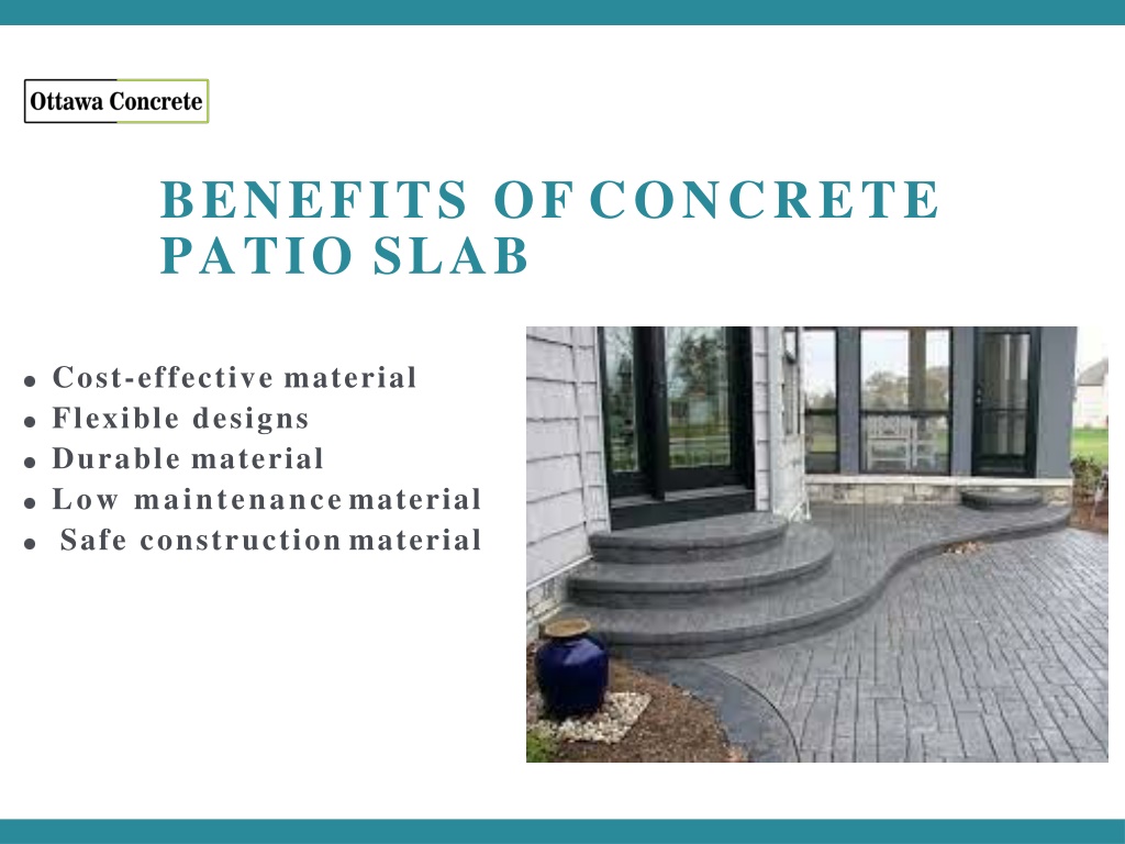 Ppt Concrete Patio Slab Powerpoint Presentation Free Download Id11460147 6418