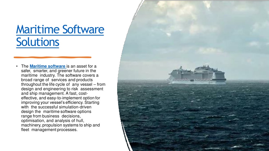 PPT - Marine Software | PRIME MARINE PowerPoint Presentation, Free ...