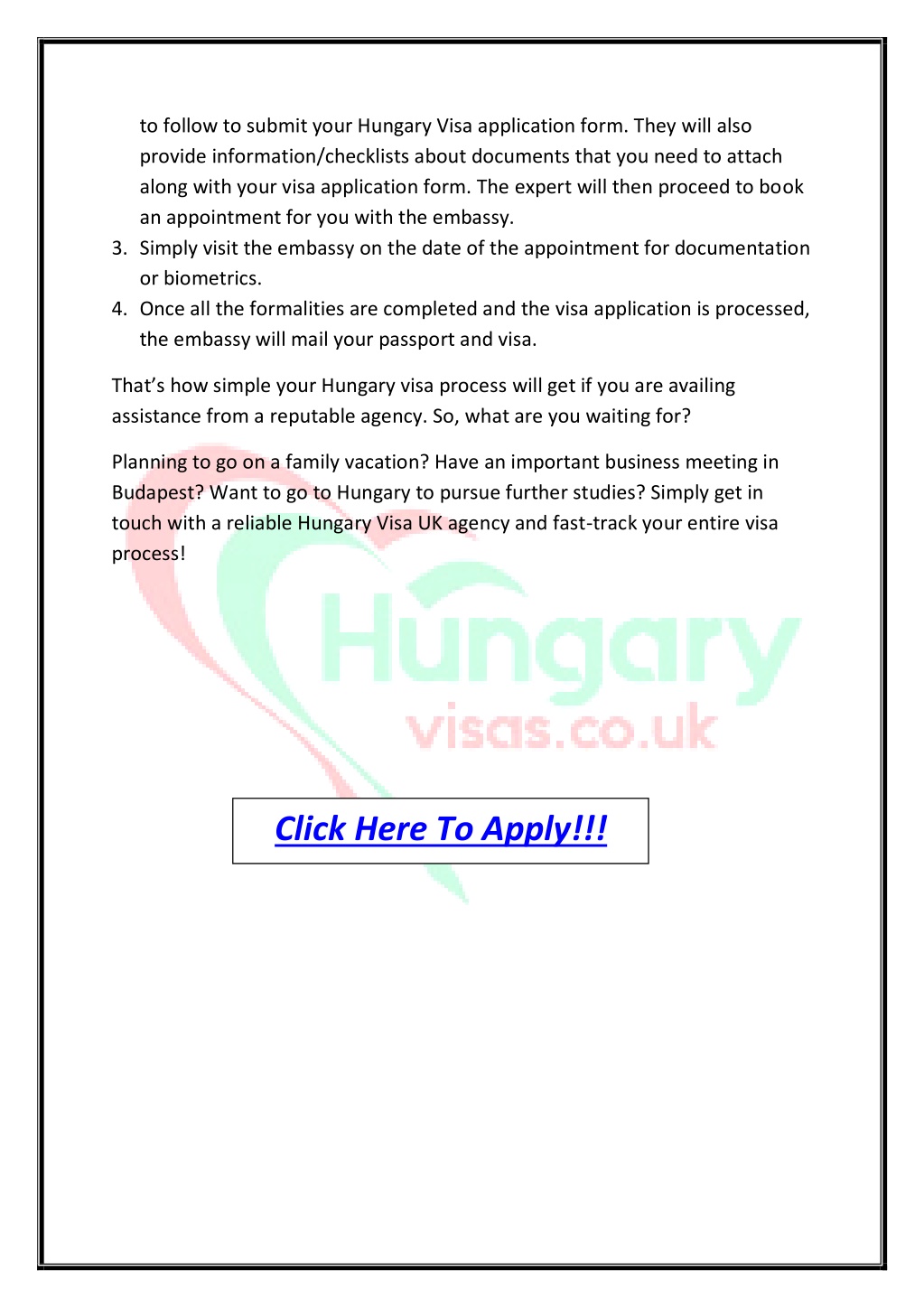 PPT - How To Apply For Hungary Visa– A Brief Guide For Everyone ...