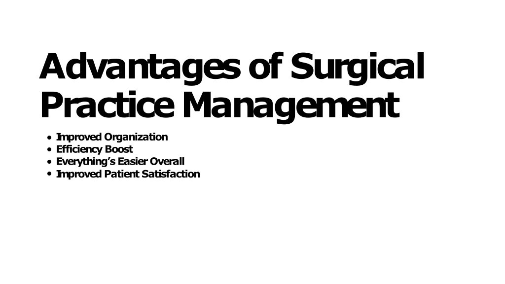 Ppt Surgical Practice Management Powerpoint Presentation Free Download Id 11460860