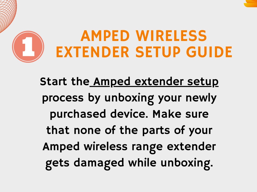 PPT - 5 Easy Steps For Amped Extender Setup? PowerPoint Presentation ...