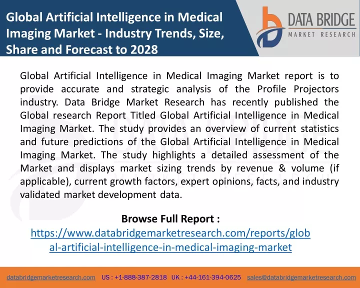 PPT - Global Artificial Intelligence in Medical Imaging Market ...