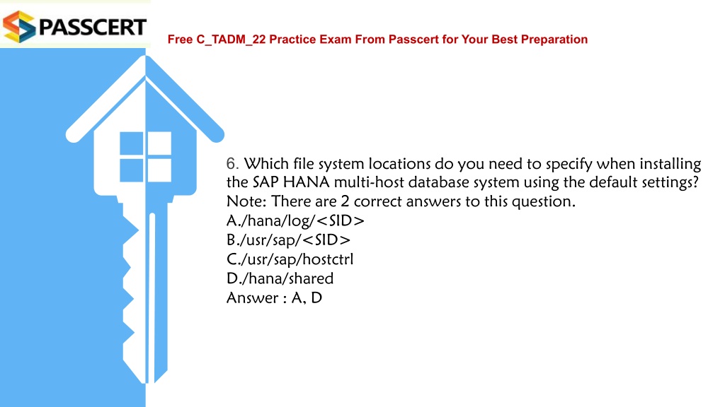 Test C-TADM-22 Preparation