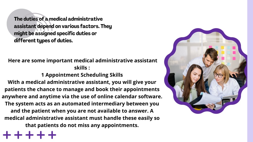 Ppt - What Are Some Important Medical Administrative Assistant Skills 