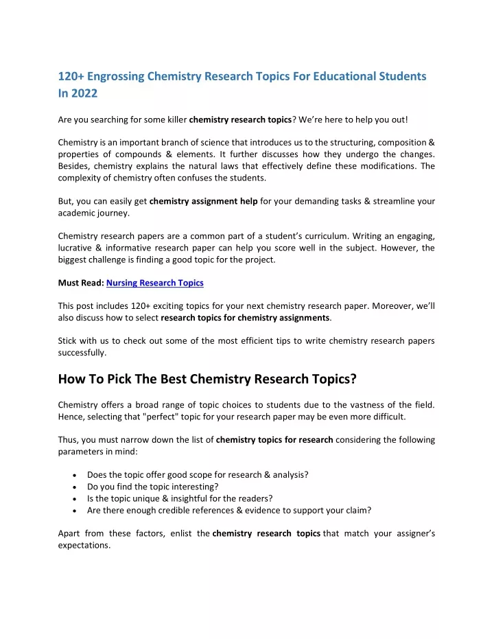 ppt-120-killer-chemistry-research-topics-that-will-amaze-you