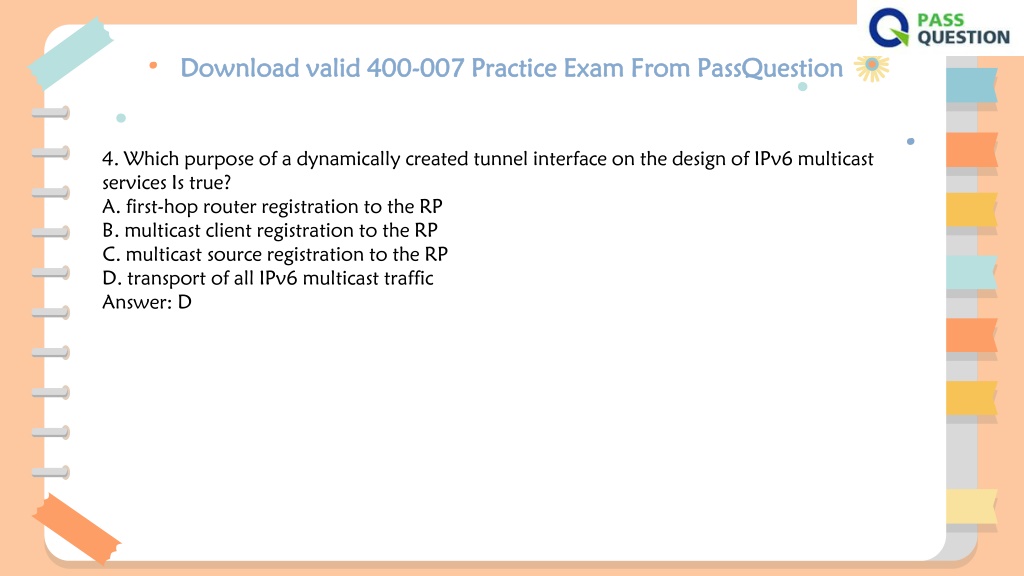 400-007 Latest Test Question