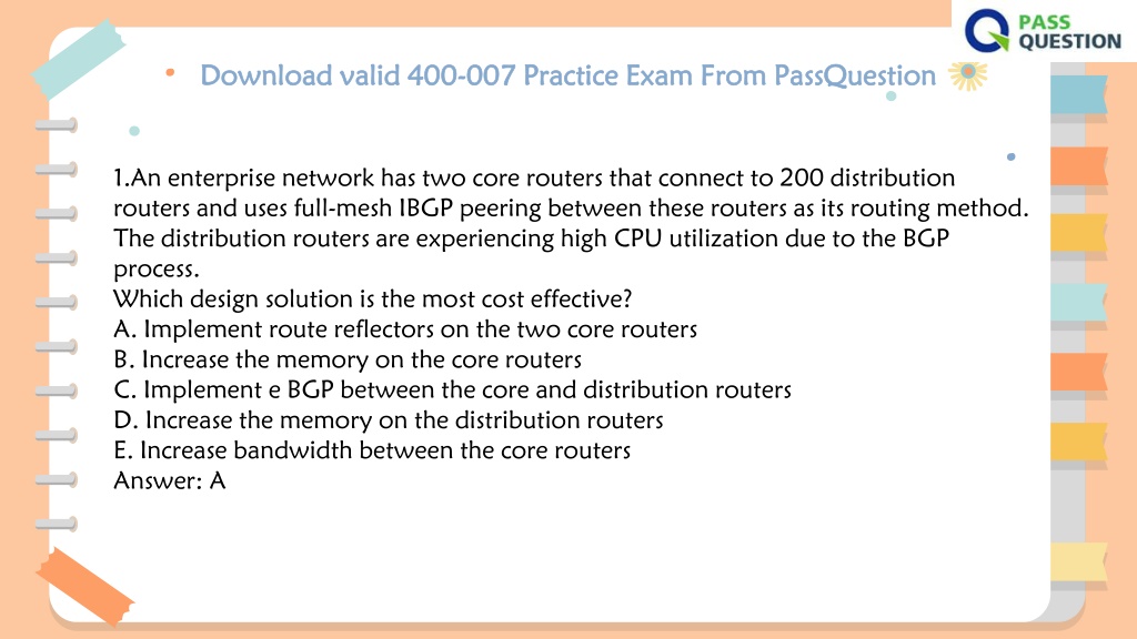 Official 400-007 Practice Test