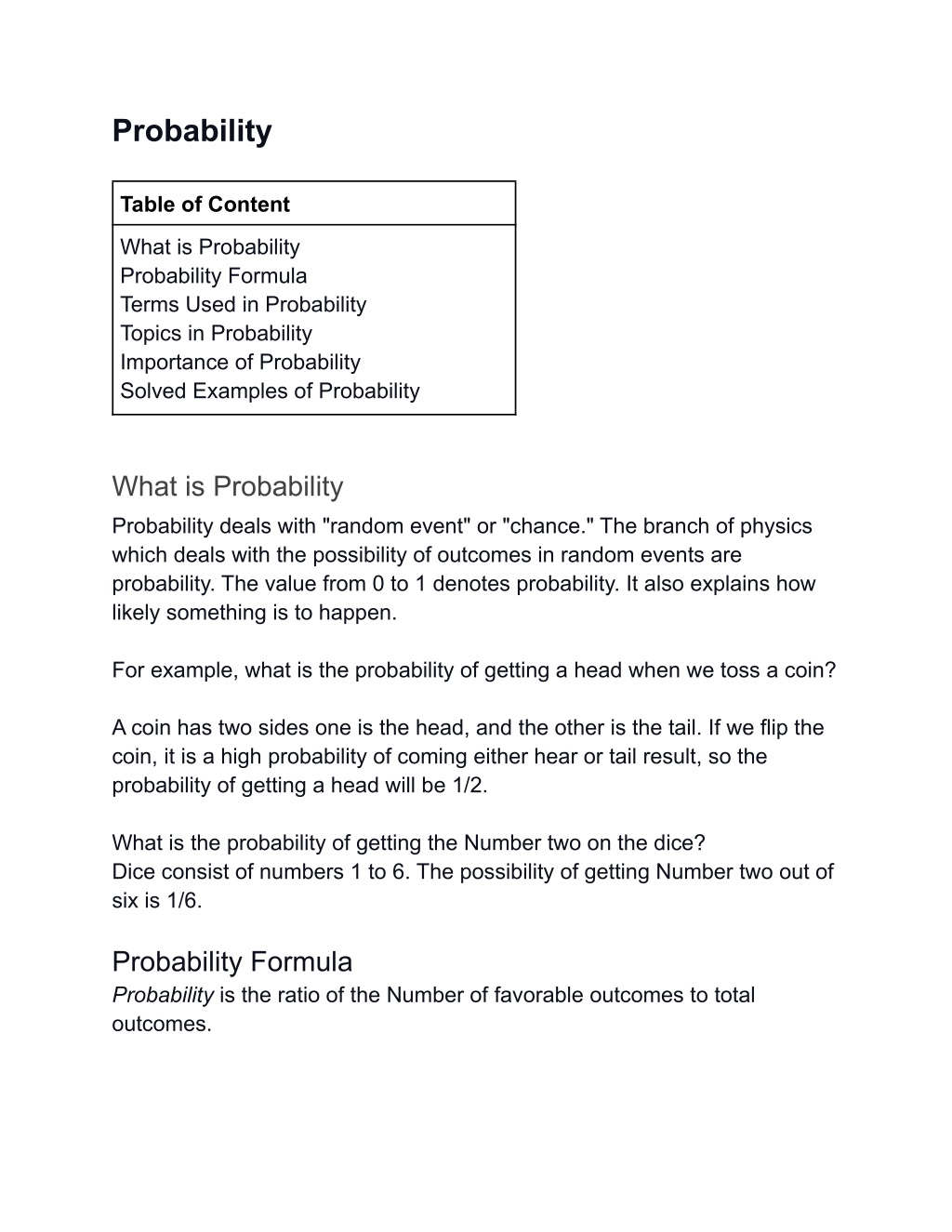 PPT - Probability And Statistics_ Definition, Theory, Formula & Solved ...