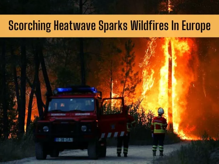 scorching heatwave sparks wildfires in europe n.