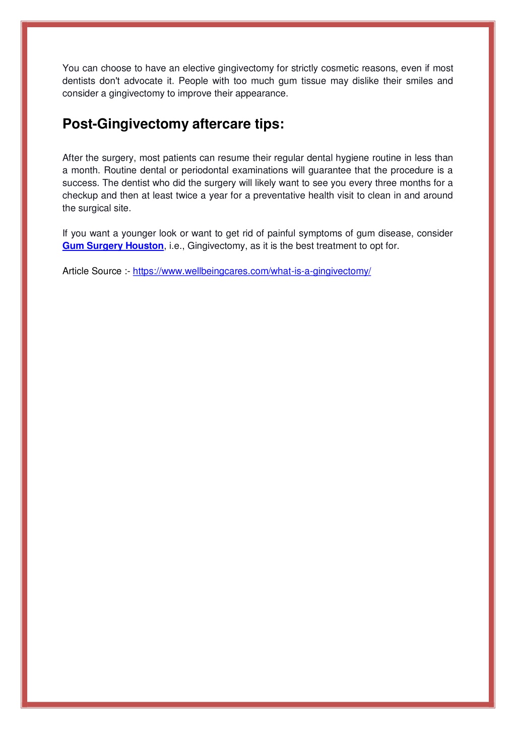 PPT - What Is A Gingivectomy PowerPoint Presentation, Free Download ...