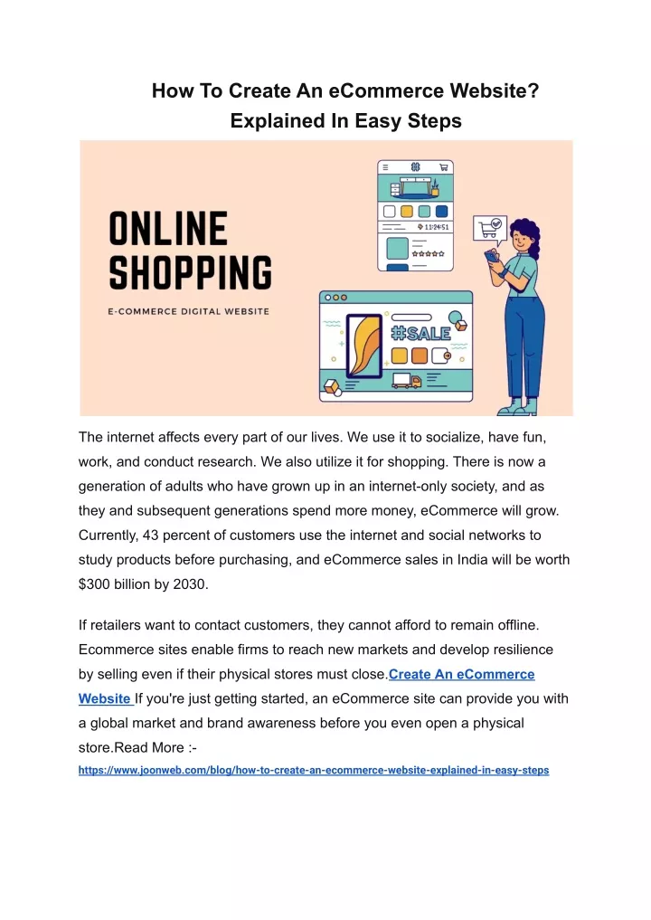 PPT How To Create An ECommerce Website Explained In Easy Steps 