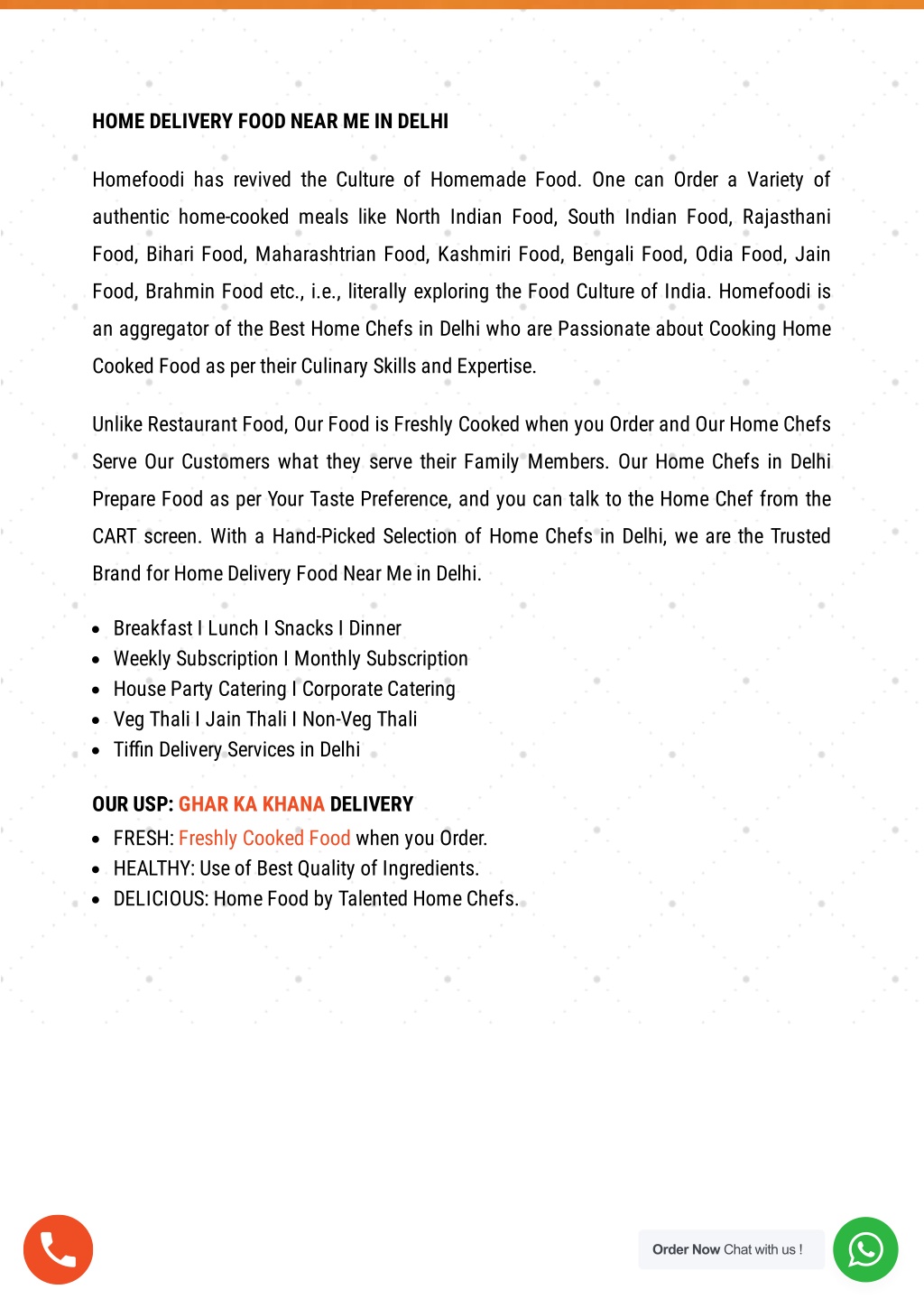PPT Home cooked food delivery Delhi PowerPoint Presentation, free download ID11475718