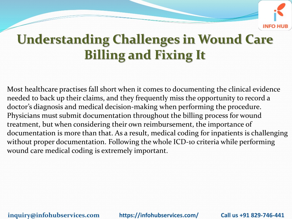 PPT Understanding Challenges in Wound Care Billing and Fixing It