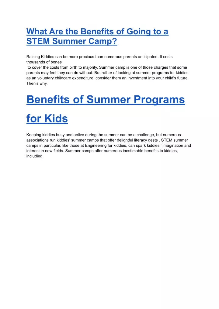 ppt-what-are-the-benefits-of-going-to-a-stem-summer-camp-powerpoint