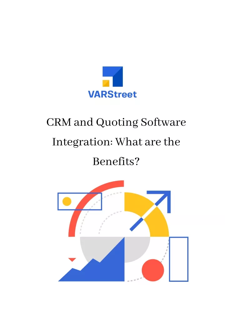 PPT CRM and Quoting Software Integration What are the Benefits