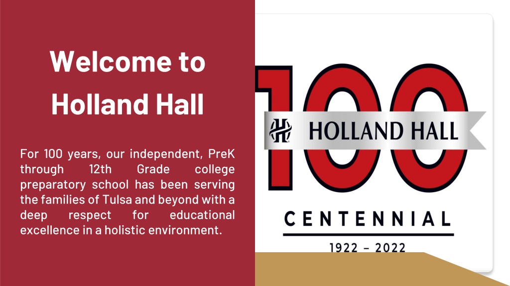 PPT Holland Hall School Tulsa’s only PreKGrade 12 independent