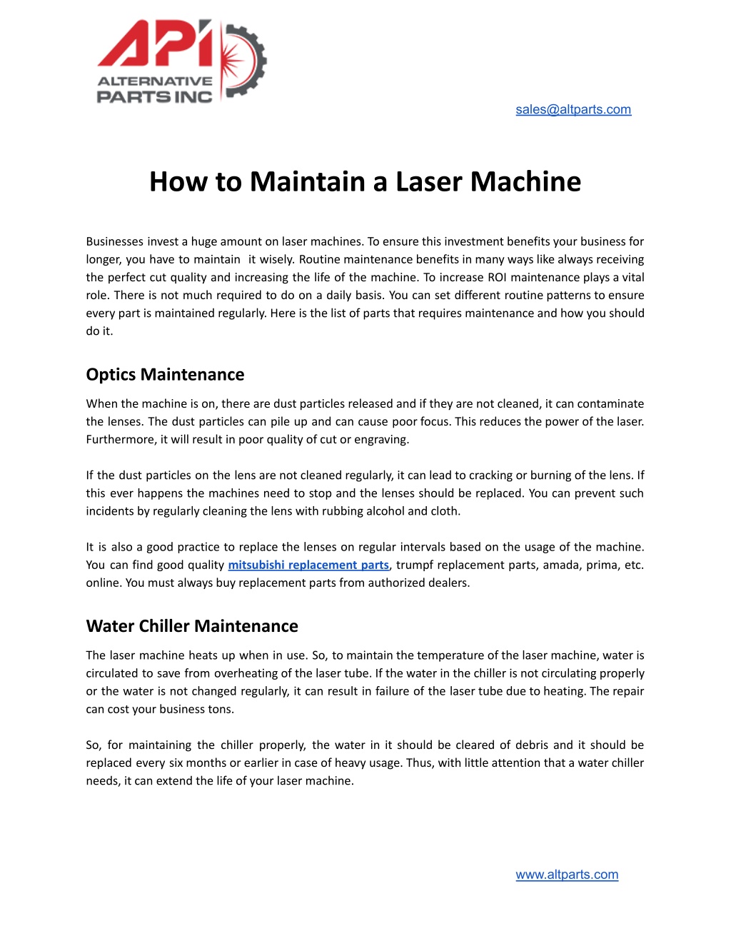 Laser Engraver Maintenance - Essential Tips For Prolonging The Life Of Your  Machine