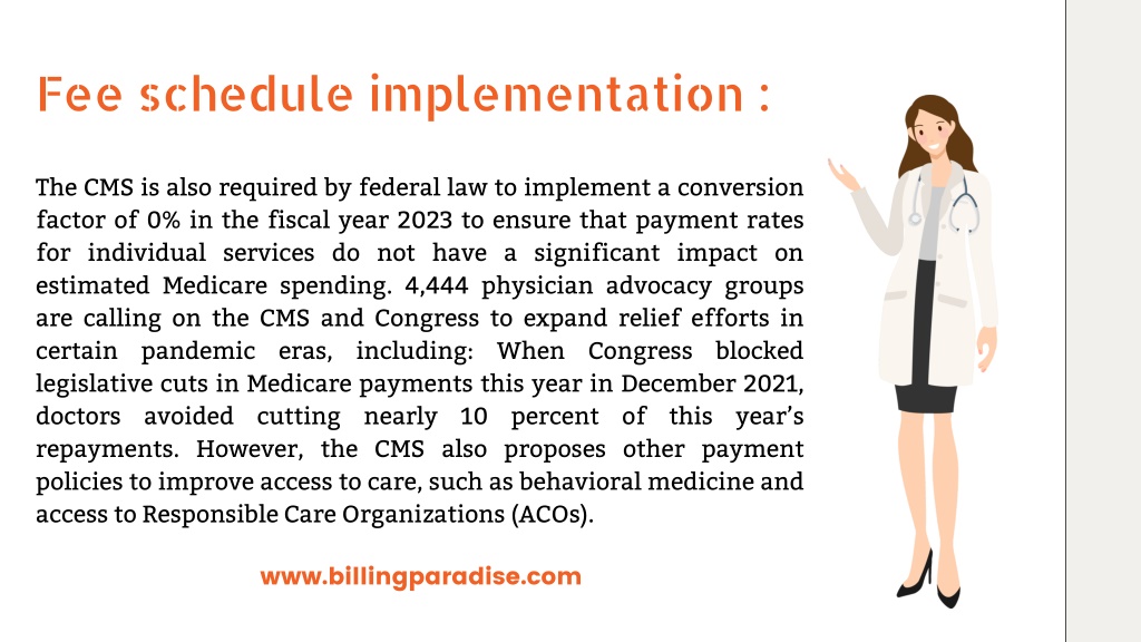 PPT Why CMS proposed fee schedule rule creates payment cuts for