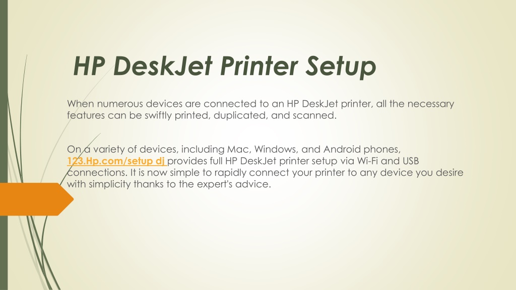 Ppt Hp Deskjet Printer Setup Ppt Powerpoint Presentation Free Download Id11479434 3811