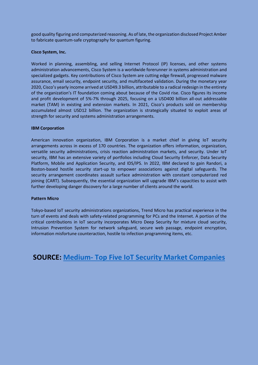 PPT - Top Five IoT Security Market Companies PowerPoint Presentation ...