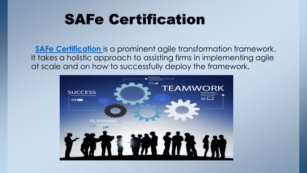 PPT How SAFe Certification Supports Digital Transformation And