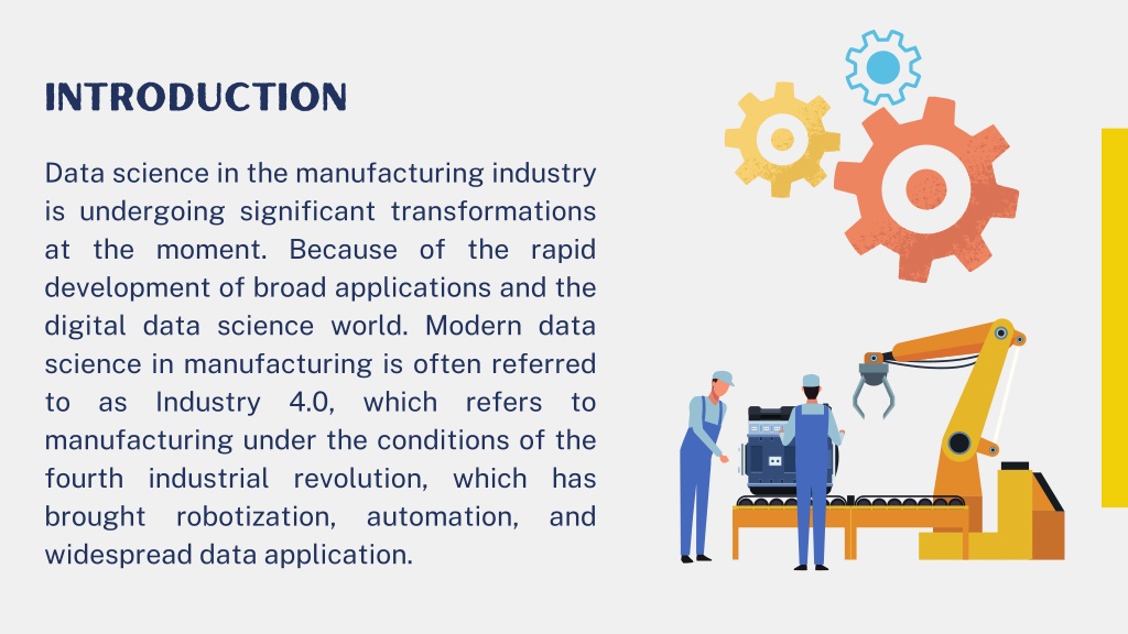 PPT - DATA SCIENCE IN MANUFACTURING INDUSTRY PowerPoint Presentation ...