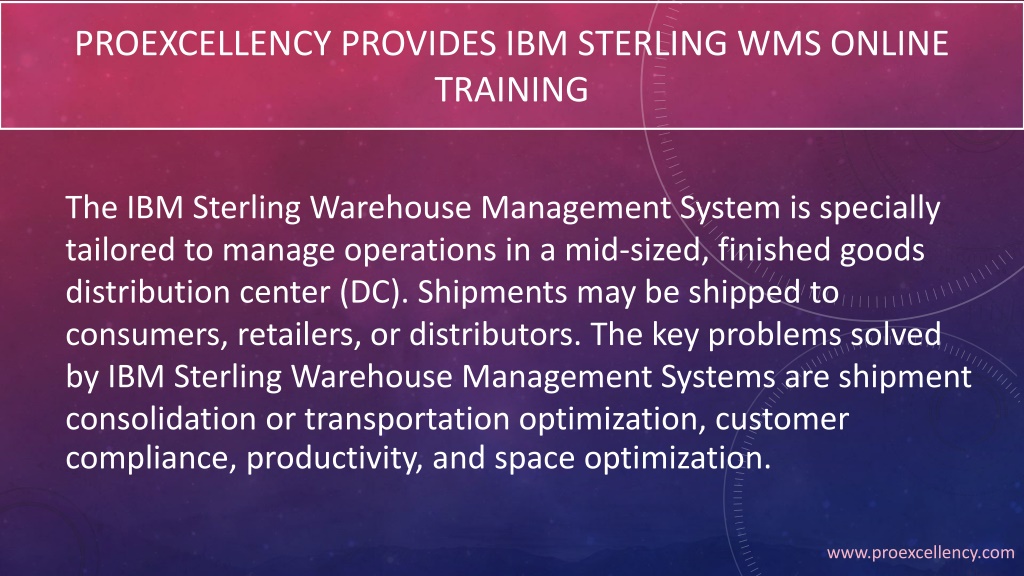 PPT - IBM Sterling WMS PowerPoint Presentation, free download - ID:11482066