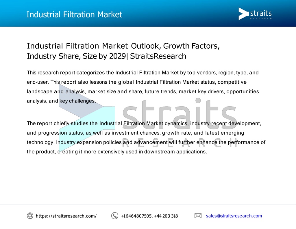 Ppt Industrial Filtration Market Powerpoint Presentation Free Download Id