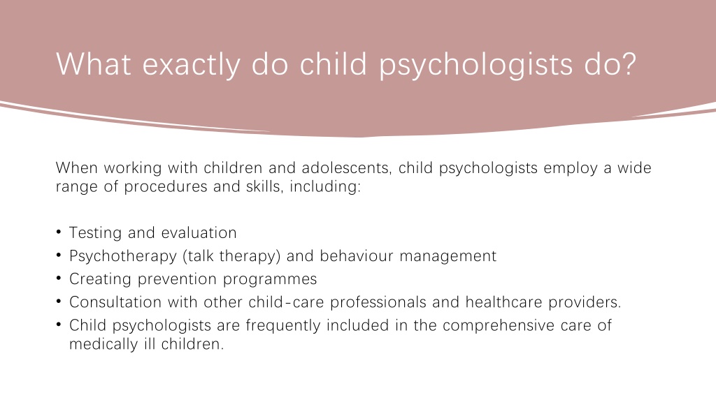 PPT Know About Child Psychologists PowerPoint Presentation, free