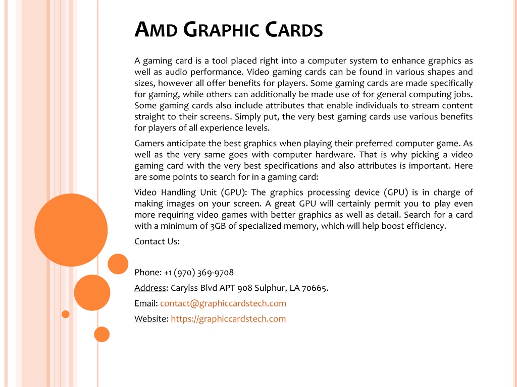 graphics cards essay