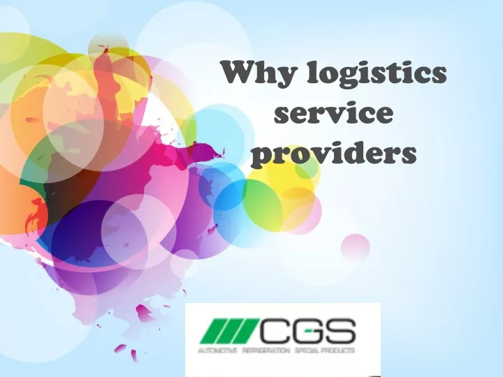 research on logistics service providers