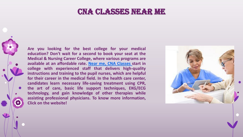 PPT CNA Classes Near Me PowerPoint Presentation, free download ID