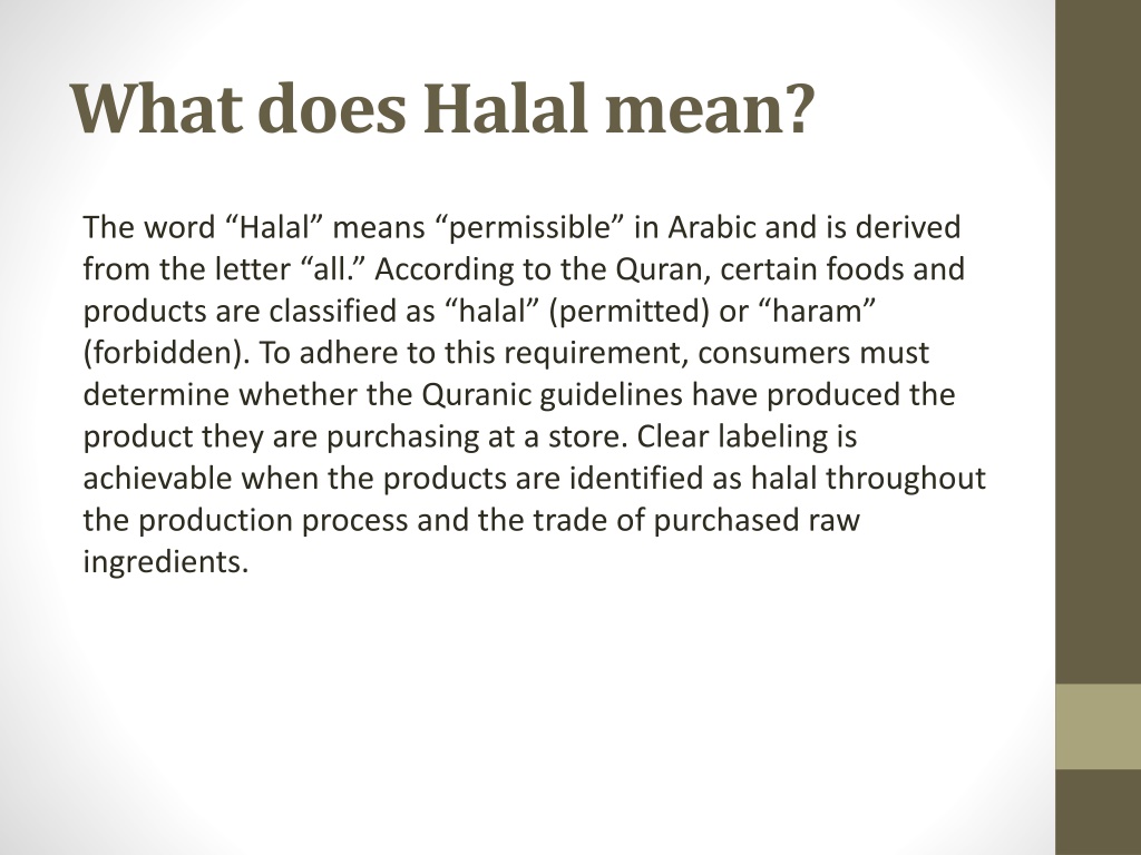 PPT What you need to know about Halal certification PowerPoint Presentation ID11490509