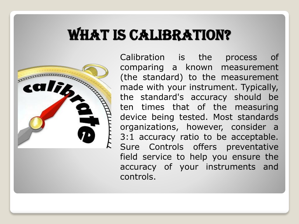 PPT Why Calibration of Your Measuring Instruments is Important