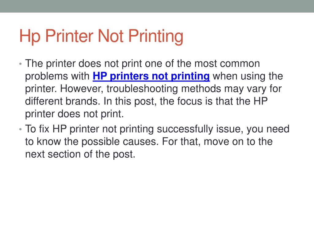 Ppt How To Fix Hp Printer Not Printing Powerpoint Presentation Free Download Id11492284 2251