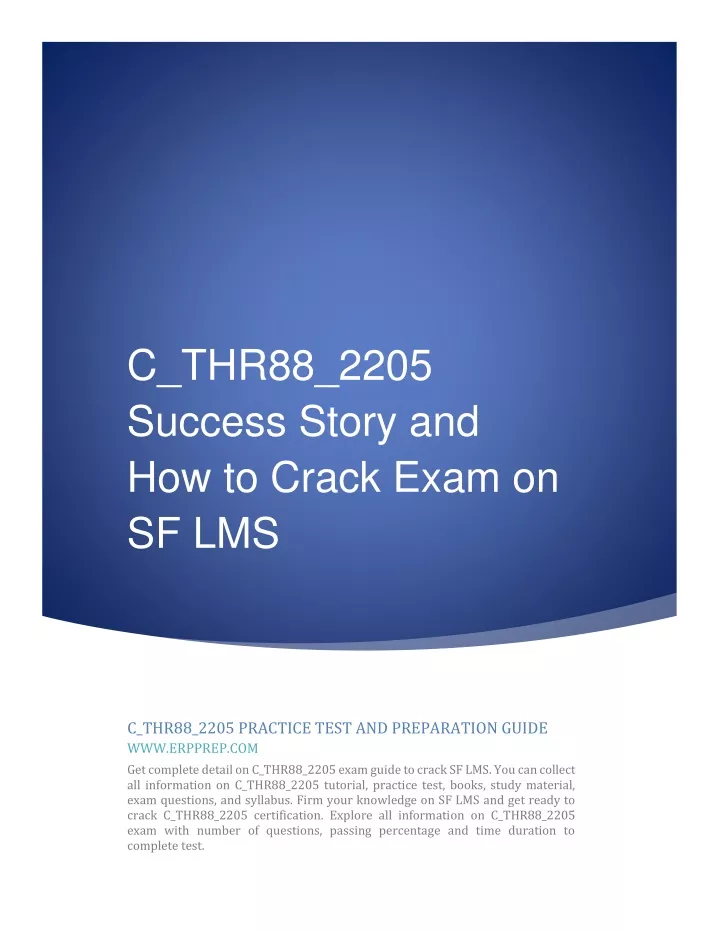 C-THR88-2211 PDF Demo