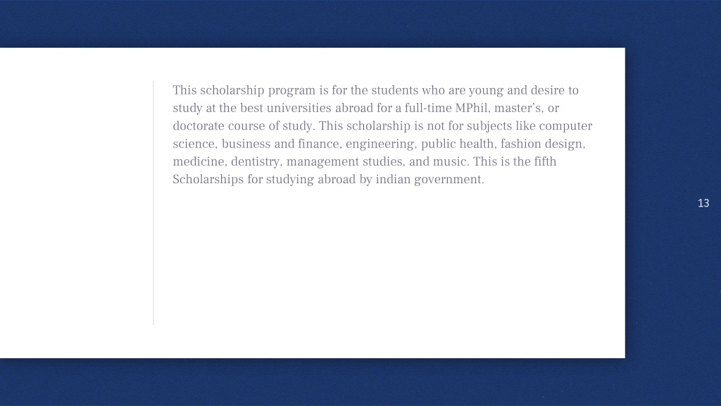 PPT - Scholarships For Studying Abroad by Indian Government PowerPoint ...