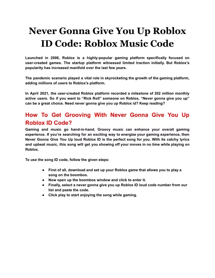 ppt-never-gonna-give-you-up-roblox-id-code-roblox-music-code