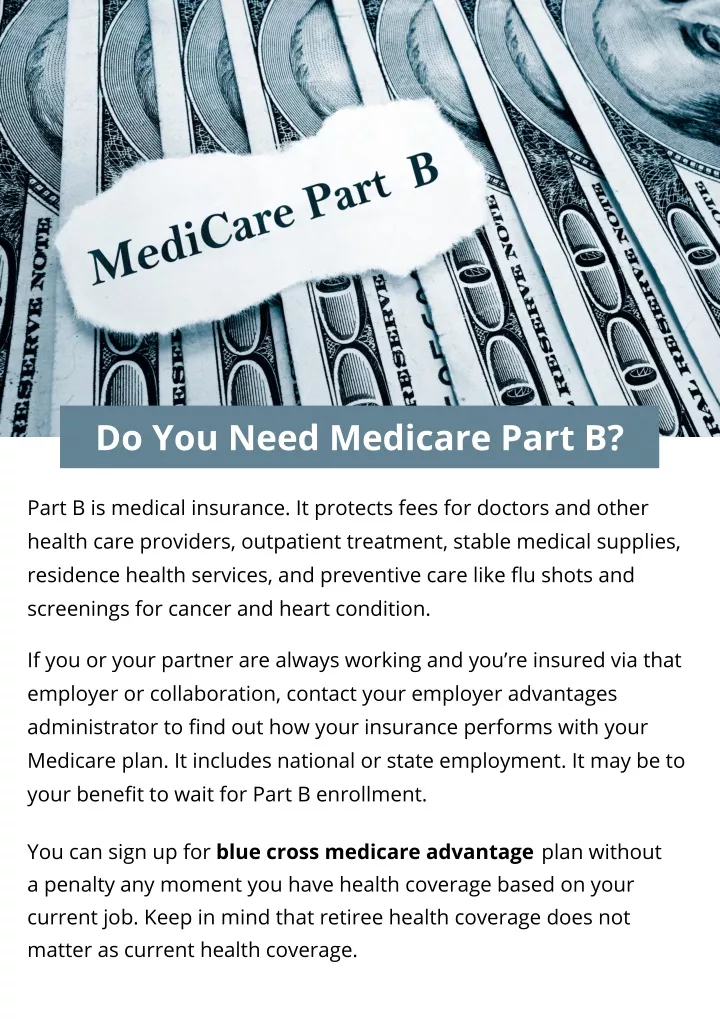 PPT - Do You Need Medicare Part B PowerPoint Presentation, Free ...