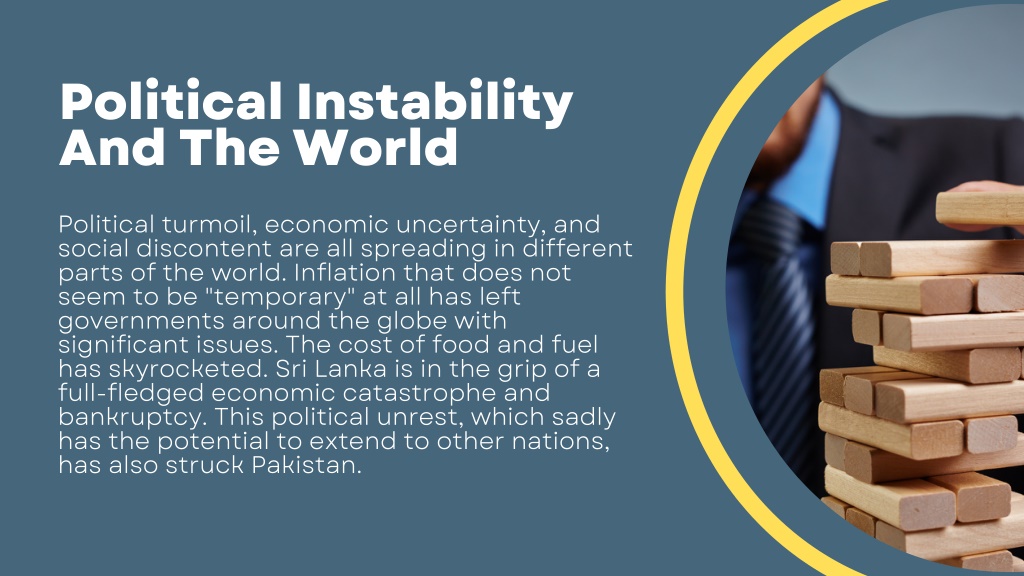 PPT - Political Instability Is A Surefire Recipe For Economic Disaster ...